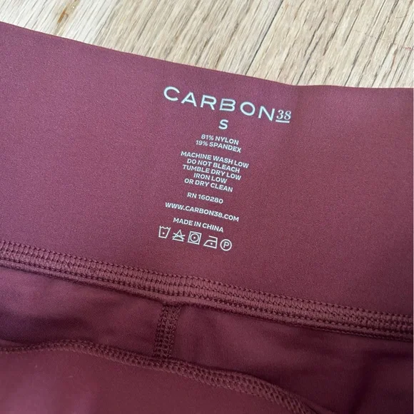 carbon38 tanjung‎ sayang crochet legging mauve womens 7/8 - Picture 4 of 8